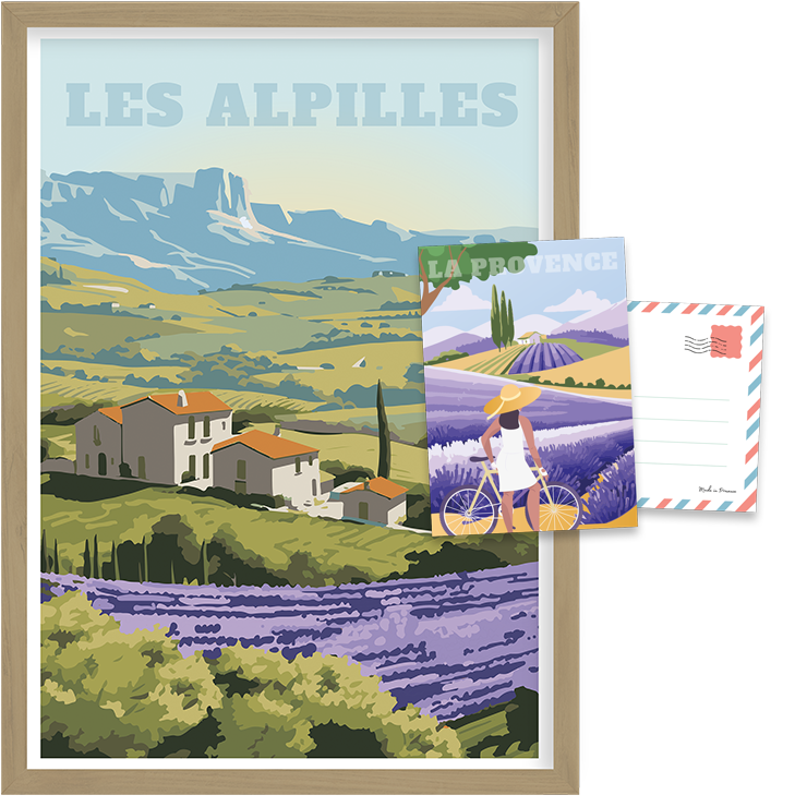 Affiche Provence Mirettes Editions